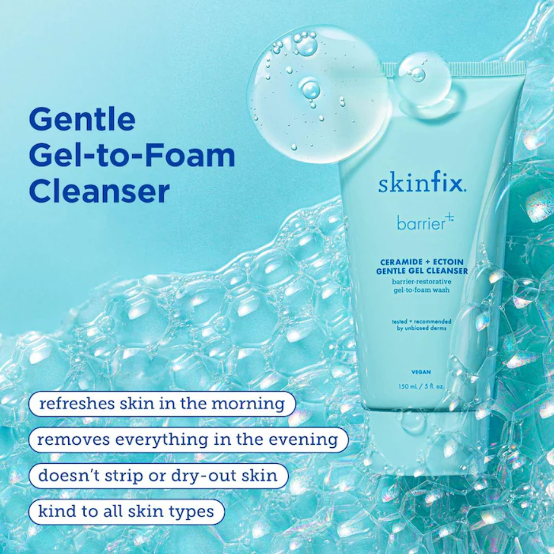 SkinFix Barrier Ceramide + Ectoin Gentle Gel Cleanser, 150 ml / 5 fl. oz.
