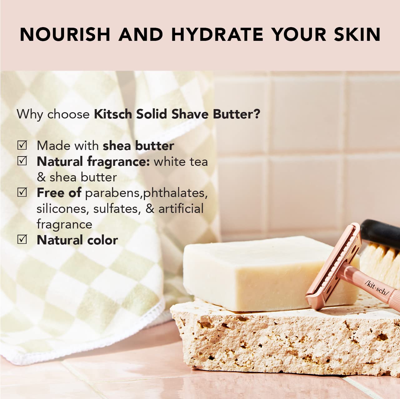 Kitsch Shave Butter For the Smoothest Shave 4 oz (113g)