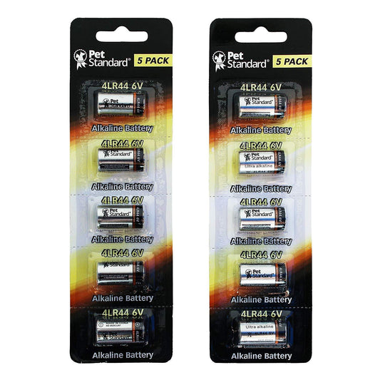 PetStandard Alkaline Battery 4LR44 / 476A / PX28A / A544 / K28A / L1325, 10 Pack