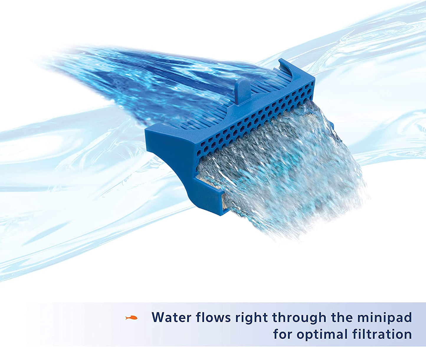 Aqueon Quiet Flow Specialty Filter Pads Ammonia Reducer Aquarium Power Filters - 4 Count