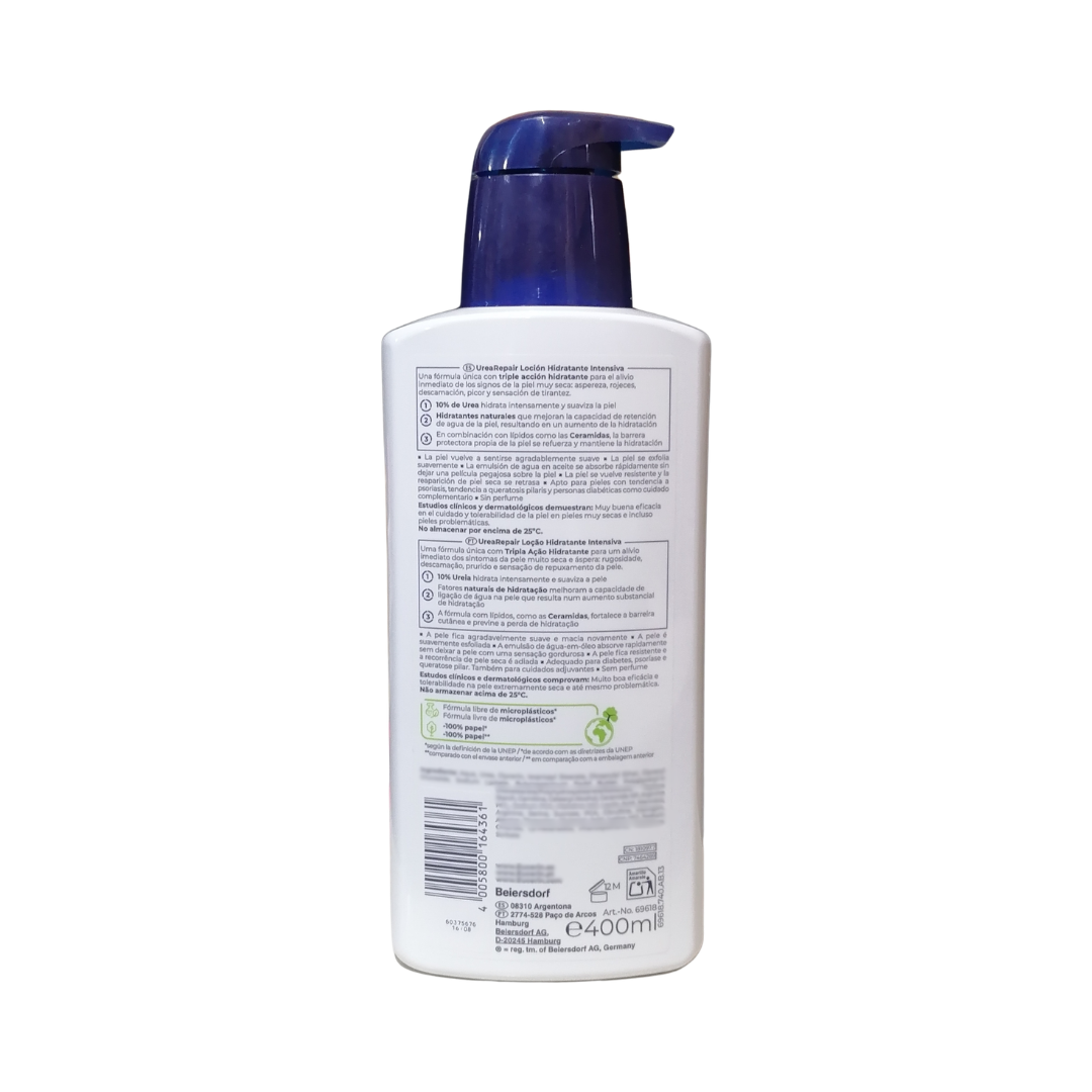 Eucerin UreaRepair Locion Hidratante Intensiva, 400 ml