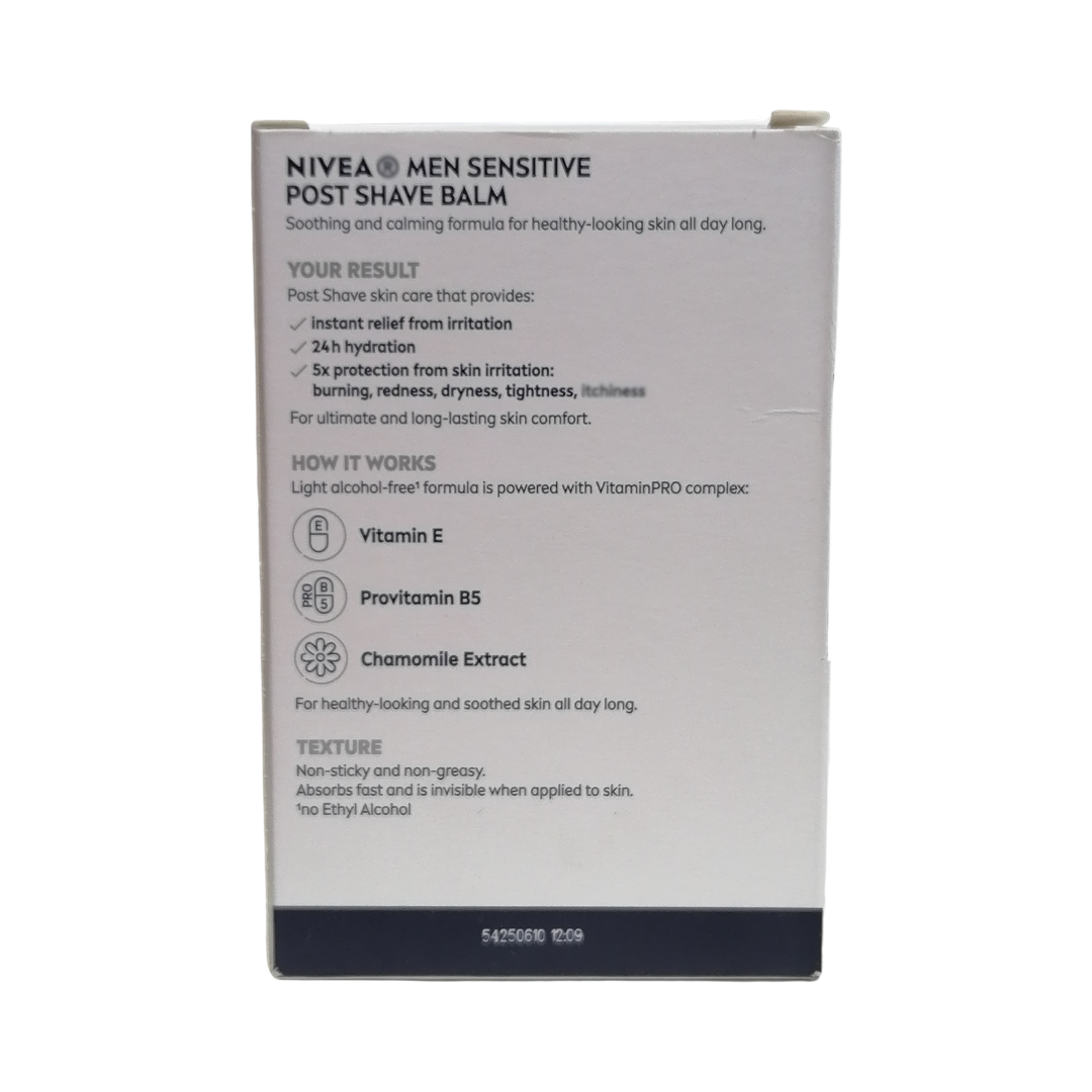 Nivea Men Sensitive Post Shave Balm, 100 ml