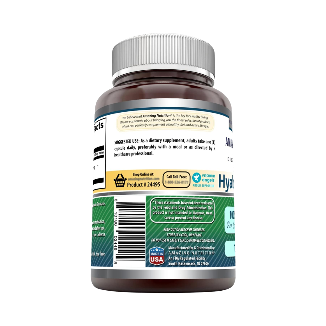 Amazing Formulas Hyaluronic Acid 100 mg, 120 Capsules