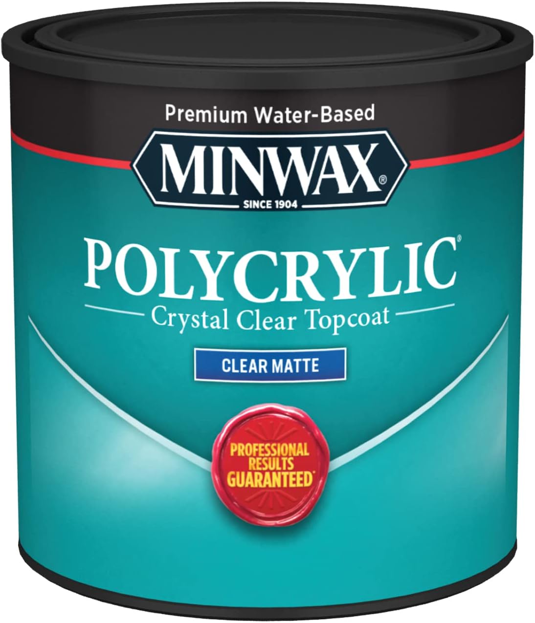 Minwax Polycrylic Crystal Clear Topcoat Premium Water Based - 236ml
