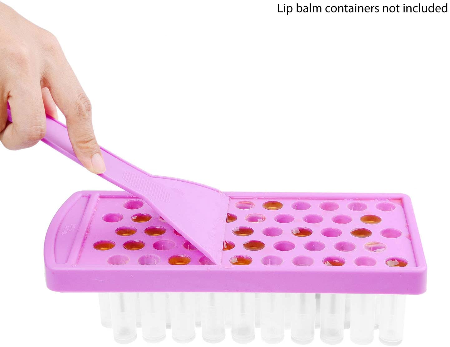 Kare Kind Lip Balm Filling Tray and Spatula Set (Purple)