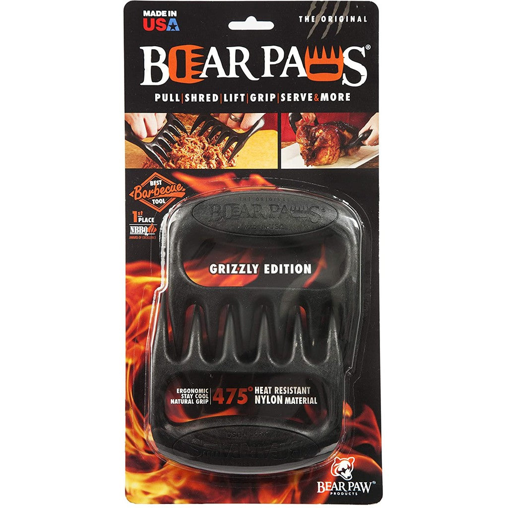 The Original Bear Paws Shredder Claws, Ultra Sharp Blades and Heat Resistant Nylon, Black