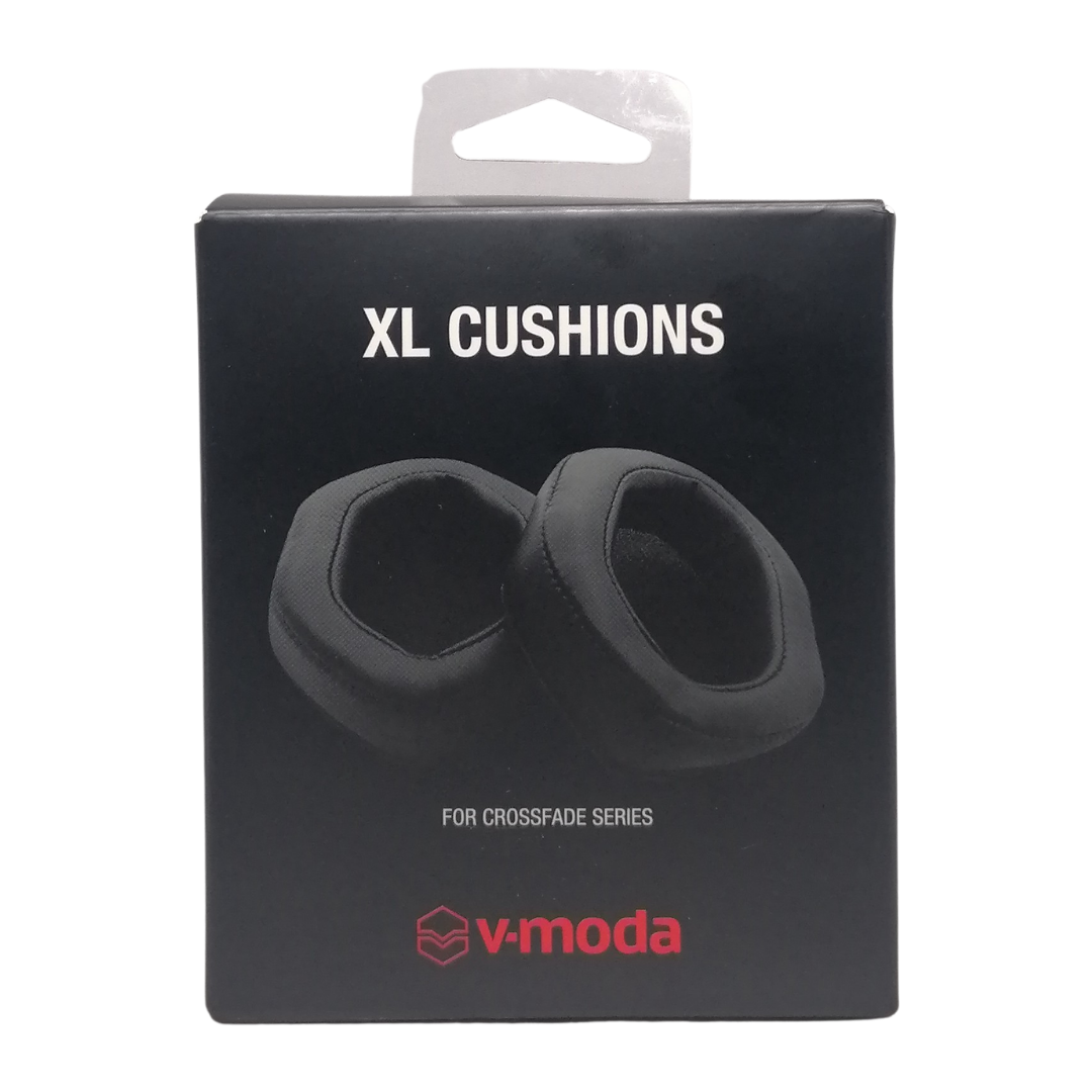 V-Moda XL Over-Ear Cushions for Crossfade Series, Black (PACKAGING MAY VARY)