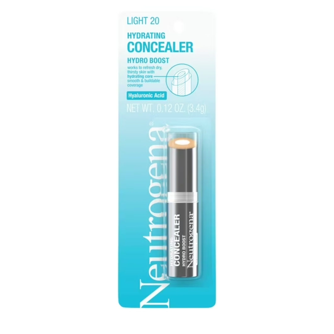 Neutrogena Hydro Boost Hydrating Concealer Hyaluronic Acid 0.12 Oz - Light (20)