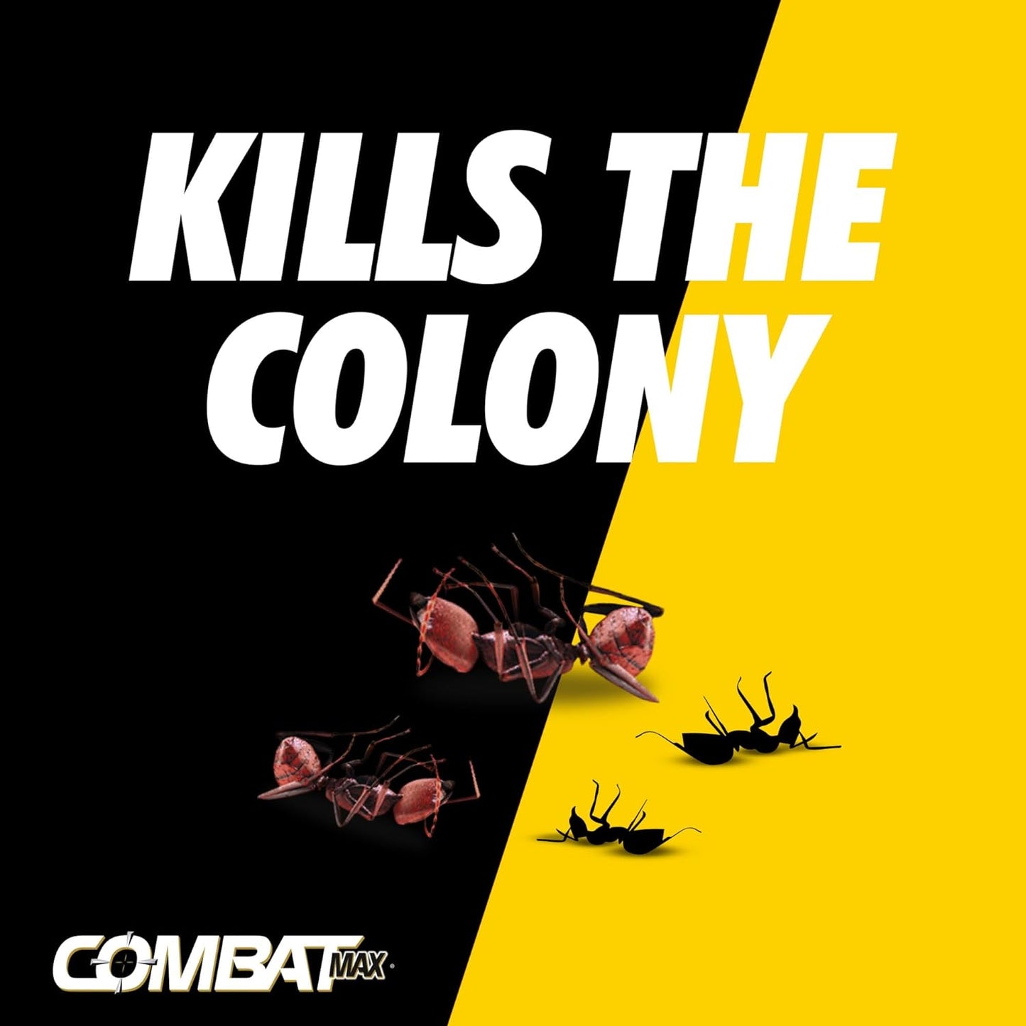 Combat Max 2 In 1 Ant Bait Dual Formula Kilss The Colony 4 Count