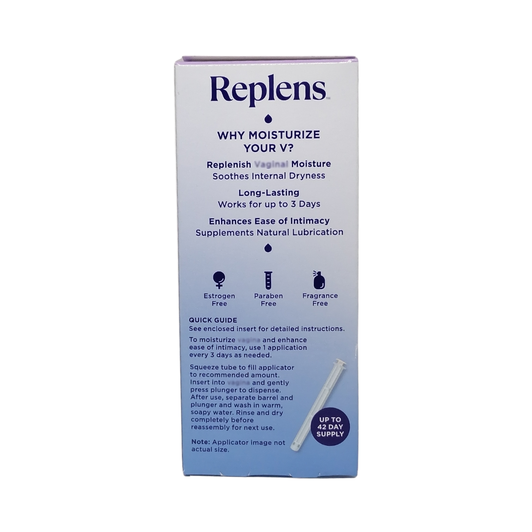 Replens Long Lasting Vaginal Moisturizer 14 ct with Reusable Applicator 35 g PACKAGING MAY VARY