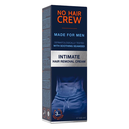 No Hair Crew Intimate Hair Removal Cream Made For Men 100ml / 3.4 fl oz (NO BOX)