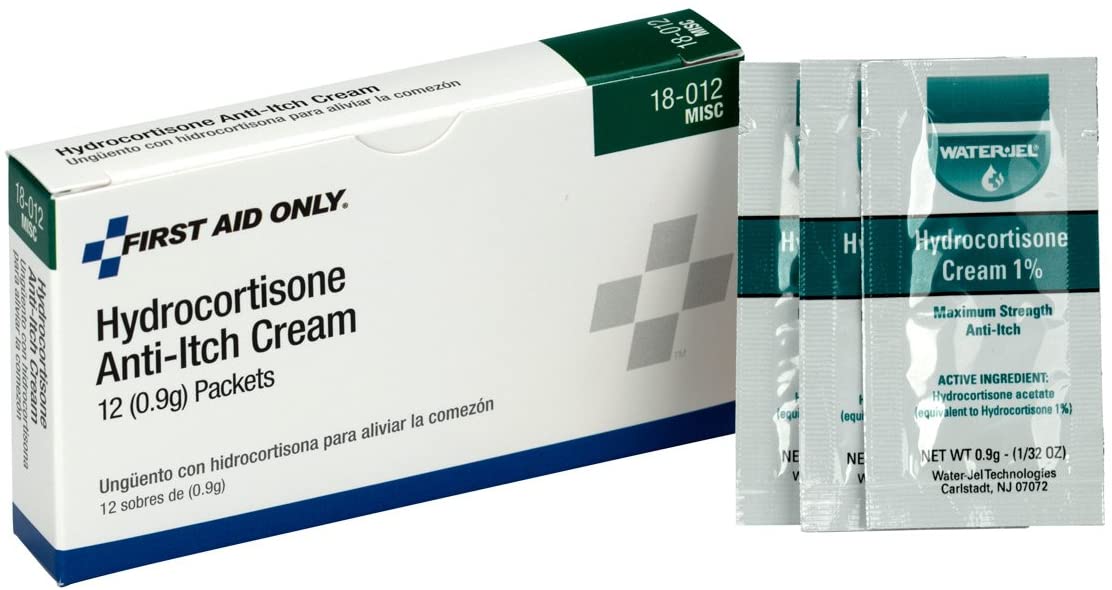First Aid Only 18-012 Anti-Itch Cream, 12 (0.9g) Packets