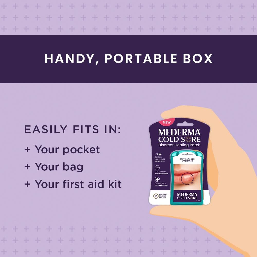 Mederma Cold Sore Discreet Healing Patch for Cold Sores - 15 Count