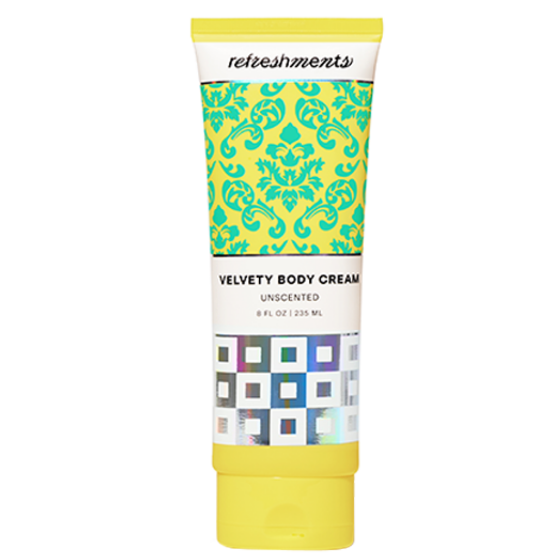 Refreshments Velvety Body Cream Unscented 8 Fl Oz / 235 ml