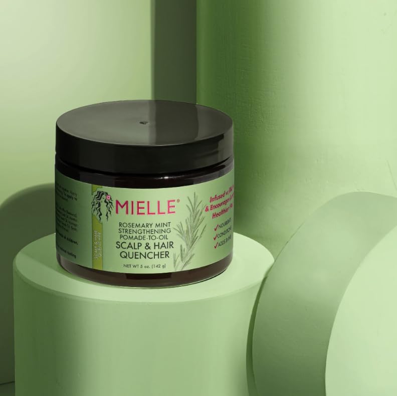 Mielle Rosemary Mint Strengthening Pomade-To-Oil Scalp & Hair Quencher 5oz / 142g