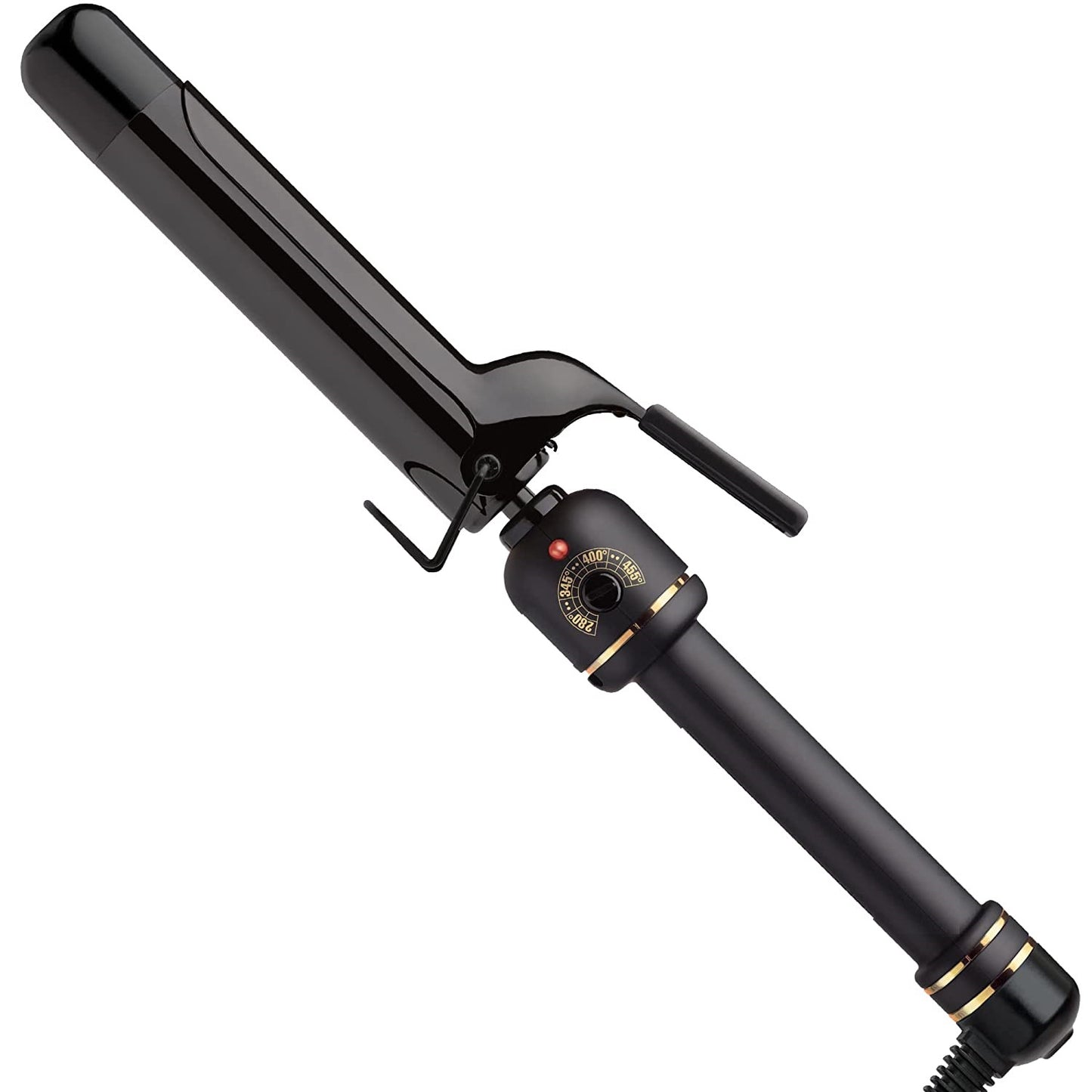 Hot Tools Pro Artist Collection 1 1-4 Inch Salon Curling Iron Black Gold Styling Surface