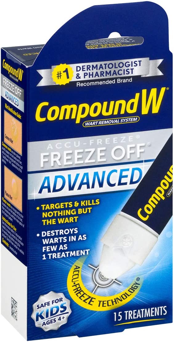 Compound W Freeze Off Advanced Wart Remover with Accu-Freeze, 1 Count 15 Treatments PACKAGING MAY VARY