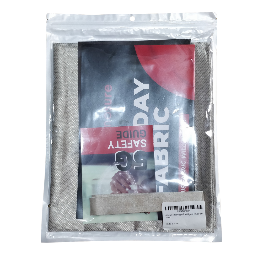 Atmosure Faraday Fabric 5G & EMP Shield for Home (44 Inch x 36 Inch)