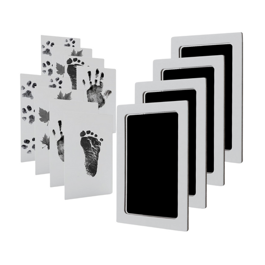 Baby Handprint and Footprint Clean Touch Inkless Kit - 4 Ink Pads and 8 Imprint Cards