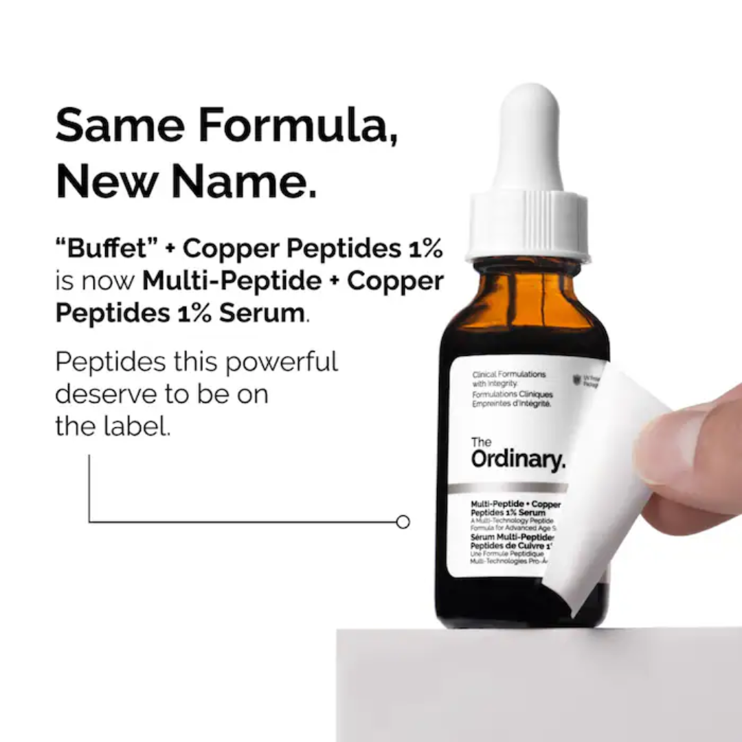 The Ordinary Multi-Peptide + Copper Peptides 1% Serum, 30 ml / 1 fl. oz.