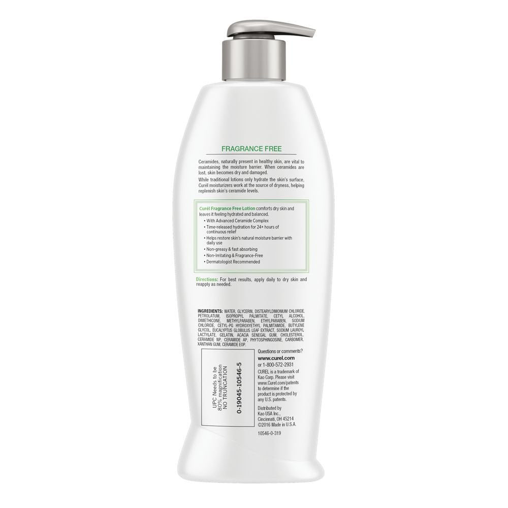 Curel Fragrance Free Lotion for Dry Sensitive Skin (13 fl oz)
