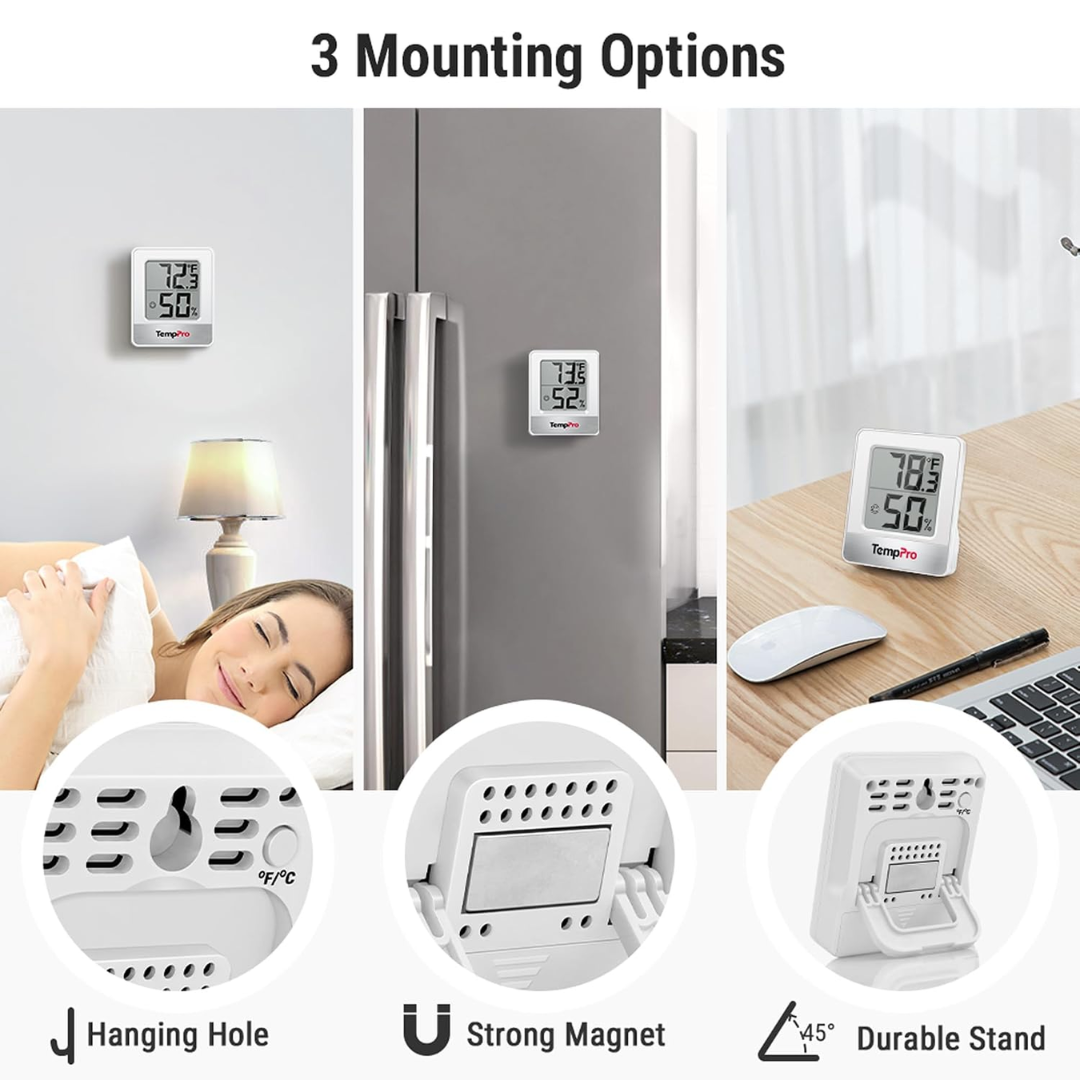 TempPro TP49 Indoor Temperature and Humidity Monitor (NO BOX)