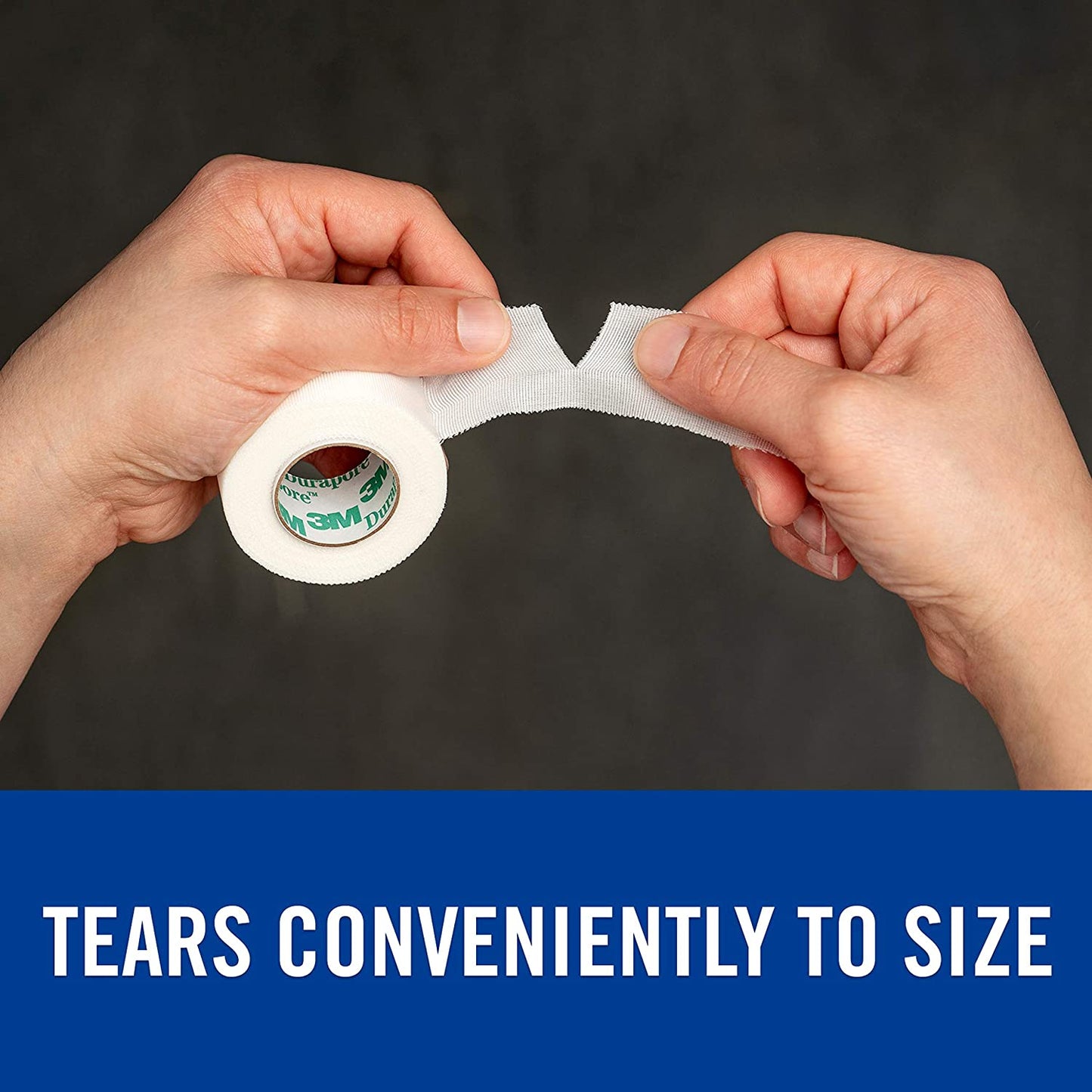 Nexcare Durable Cloth First Aid Tape, For Gauze & Splints, 1 inch, 2 rolls