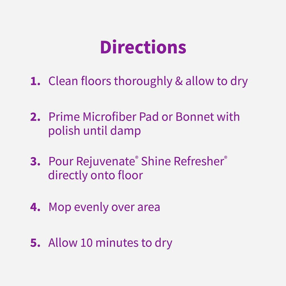 Rejuvenate Shine Refresher Quick-Drying Floor Polish, 32 oz / 946 ml