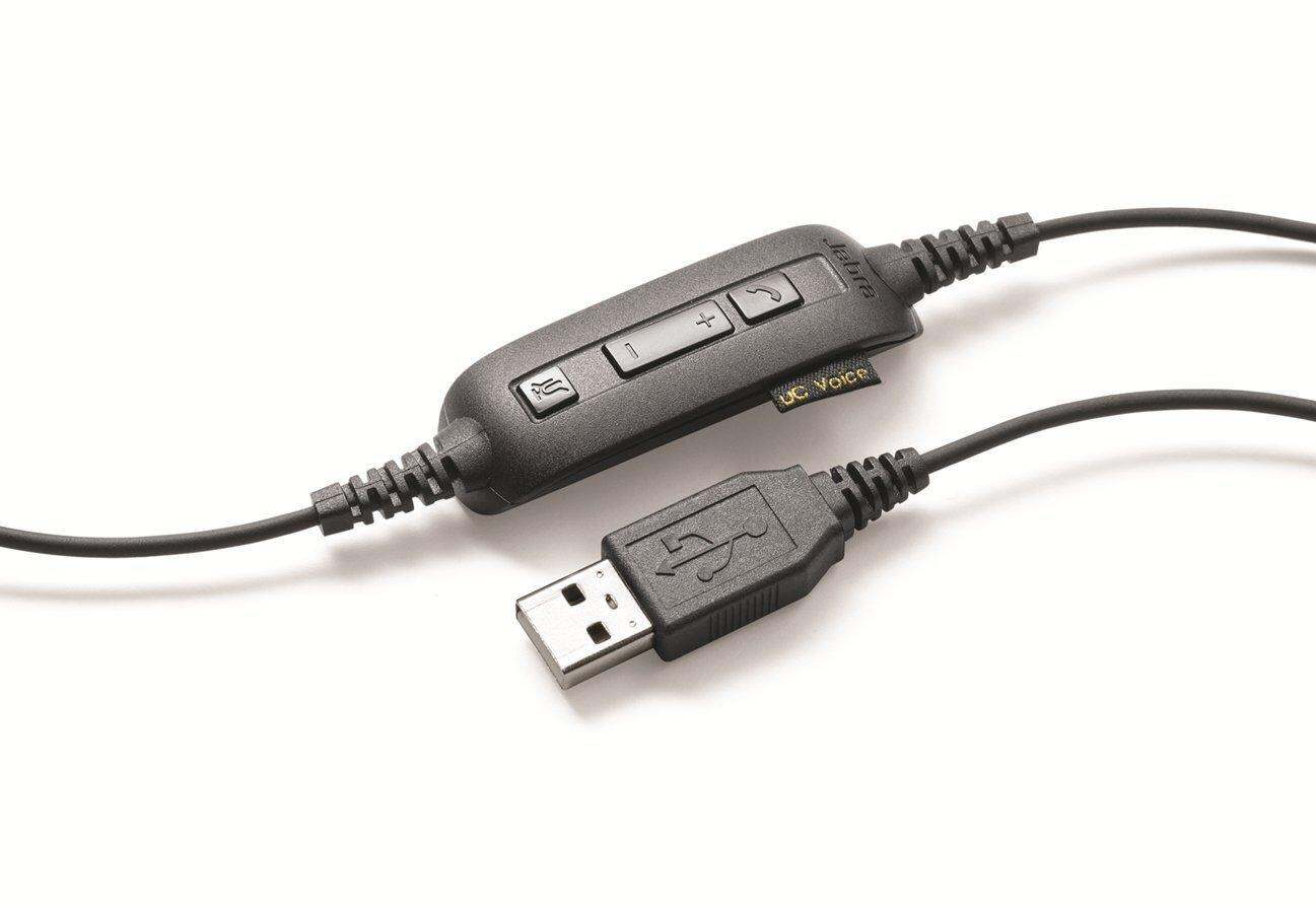 Jabra UC VOICE 150 Duo Corded Headset for Softphone