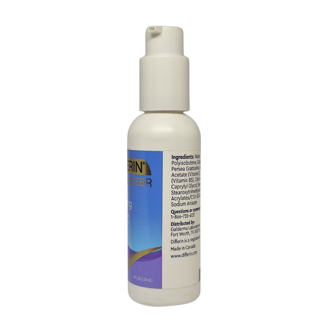 Differin Soothing Moisturizer Rapid Hydration, 4 fl. oz. / 118 ml