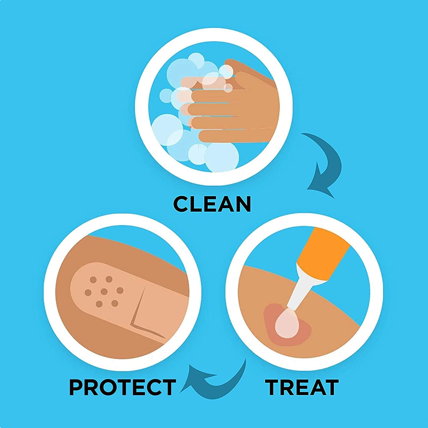 Johnson&Johnson Band - Aid Brand Adhesive Bandages Flexible Fabric 100 Assorted Sizes