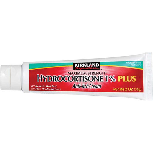 Kirkland Signature Hydrocortisone 1% Plus Anti-Itch Cream 56g / 2 oz., NO BOX