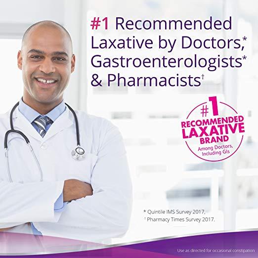 MiraLAX Laxative Powder for Gentle Constipation Relief, 45 Once-Daily Doses, 26.9 oz. / 765g