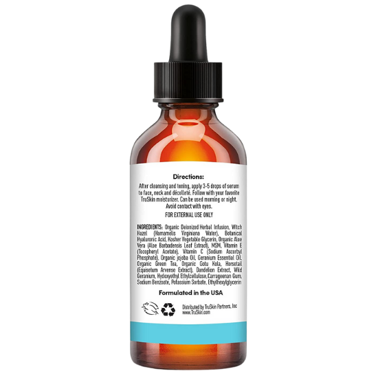 TruSkin Hyaluronic Acid Hydrating Facial Serum with Vitamin C & E, 2 fl.oz / 60ml