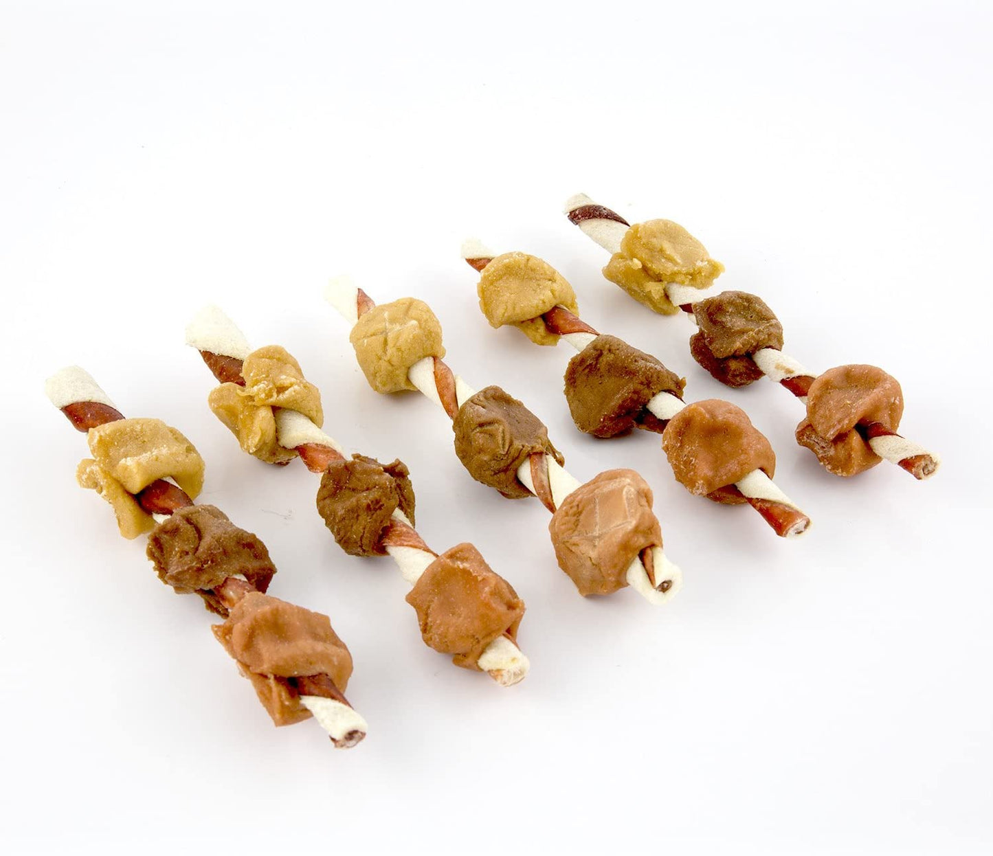 Good'N'Fun Triple Flavor Kabobs Rawhide Dog Treats, 18 Pack (12 oz. / 340g)