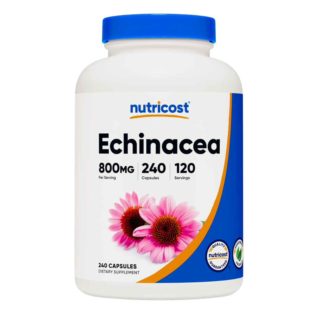 Nutricost Echinacea 800mg Supplement 240 Capsules