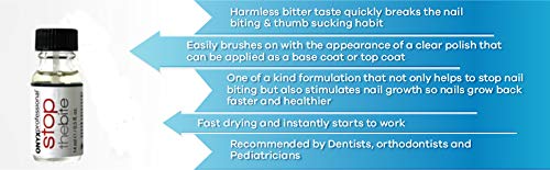 Onyx Professional Stop The Bite Nail Biting & Thumb Sucking Deterrent Cure Treatment, 0.5 fl.oz / 14 ml