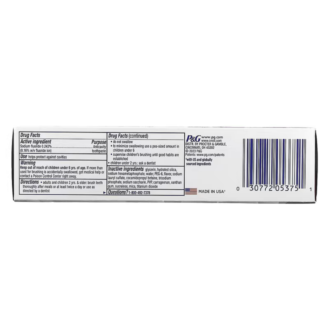 Crest 3D White Brilliance Toothpaste, Vibrant Peppermint