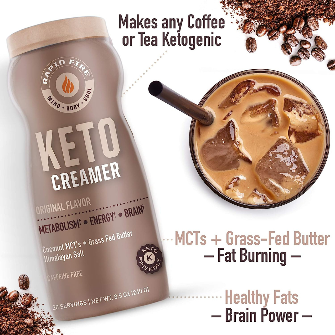 Rapid Fire Keto Creamer Original Flavor 20 Servings 240g/8.5oz