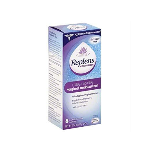 Replens Long-Lasting Vaginal Feminine Moisturizer (8 Prefilled Applicators) PACKAGING MAY VARY