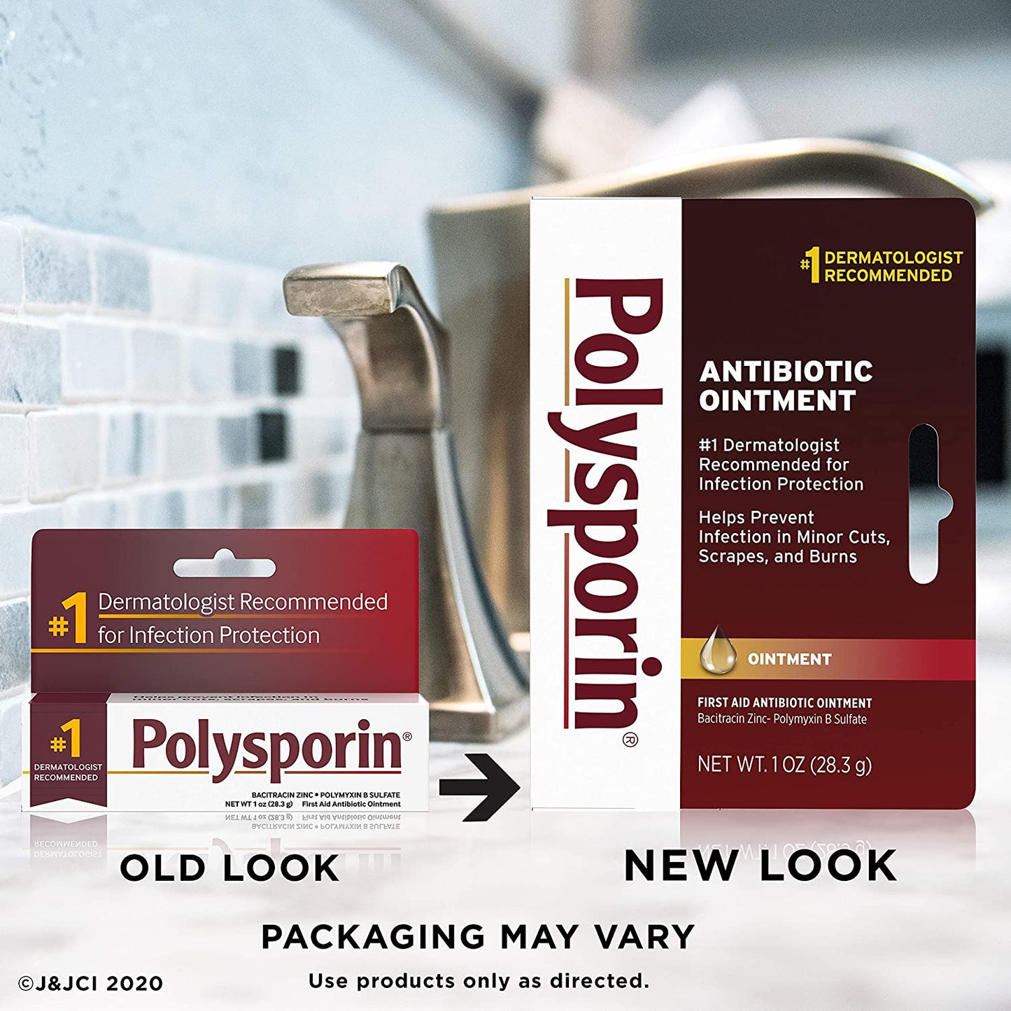 Polysporin First Aid Ointment for Infection Protection & Wound Care, 1 oz. / 28.3 g