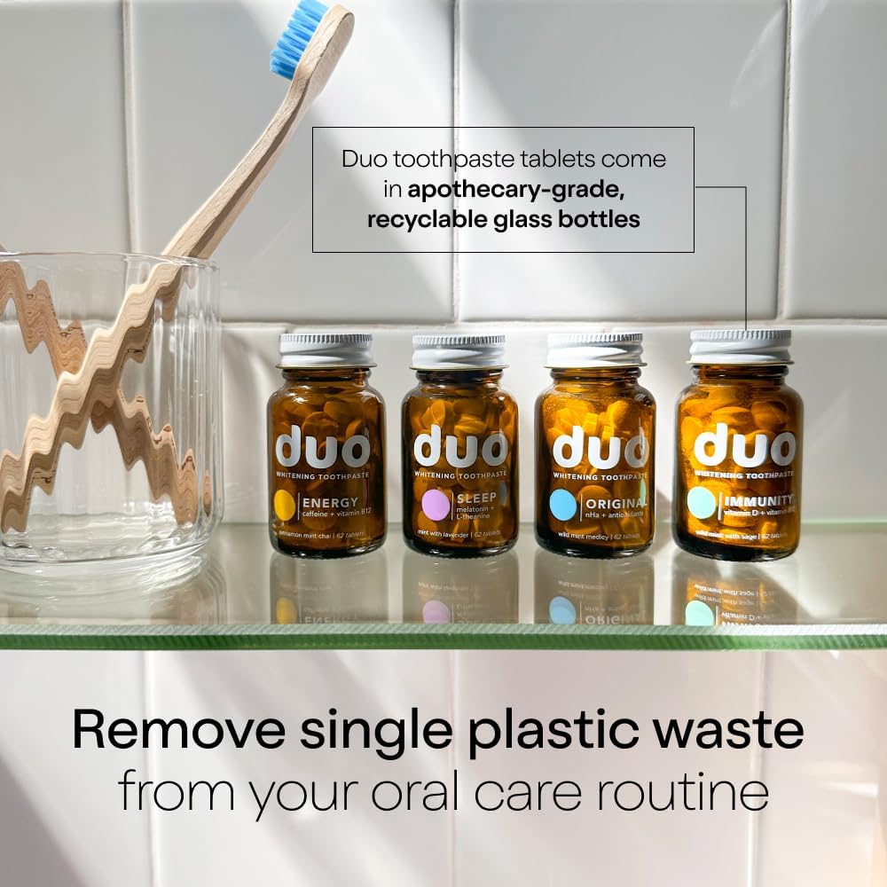 DUO Whitening Toothpaste Original nHa + Antioxidants Wild Mint Medley 62 Tablets