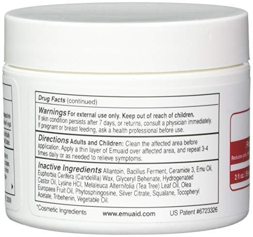 Emuaid MAX Homeopathic Medicine Maximum Strength, First Aid Ointment, 2 fl.oz / 59ml