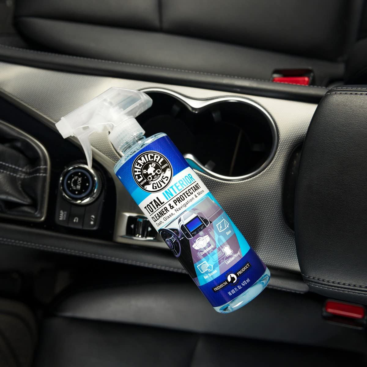 Chemical Guys Total Interior Cleaner & Protectant, 16 fl.oz / 473ml (PACKAGING MAY VARY)