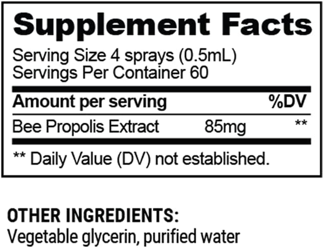 Beekeeper's Naturals Propolis Throat Spray, 30 ml