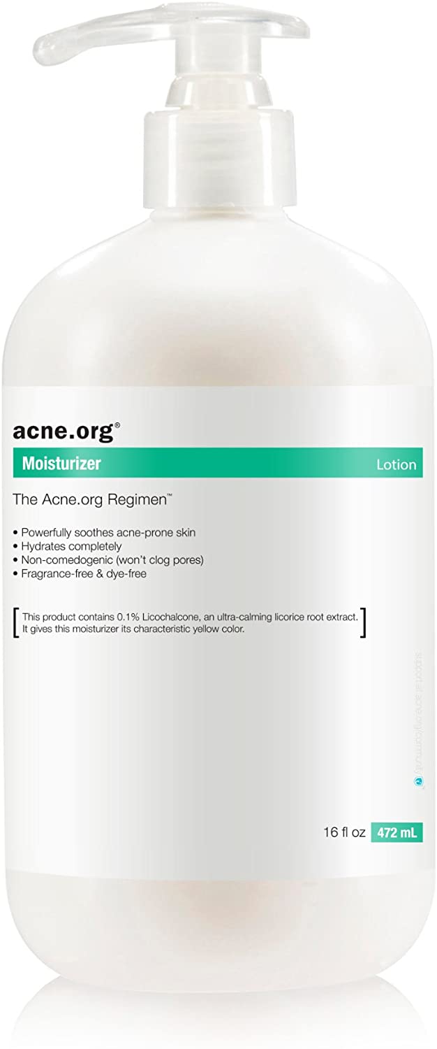 Acne.org Moisturizer with Licochalcone, Lotion 16 fl.oz