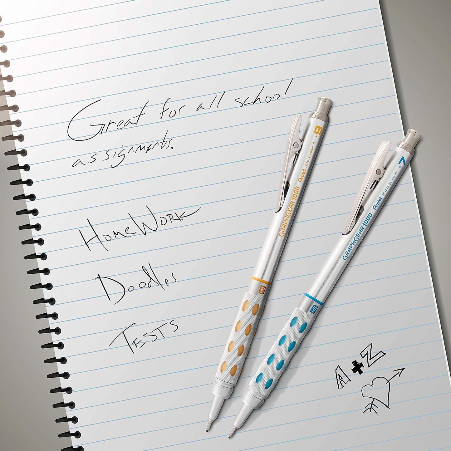 Pentel GraphGear 1000 Mechanical Pencil Black Barrel  (0.5mm)