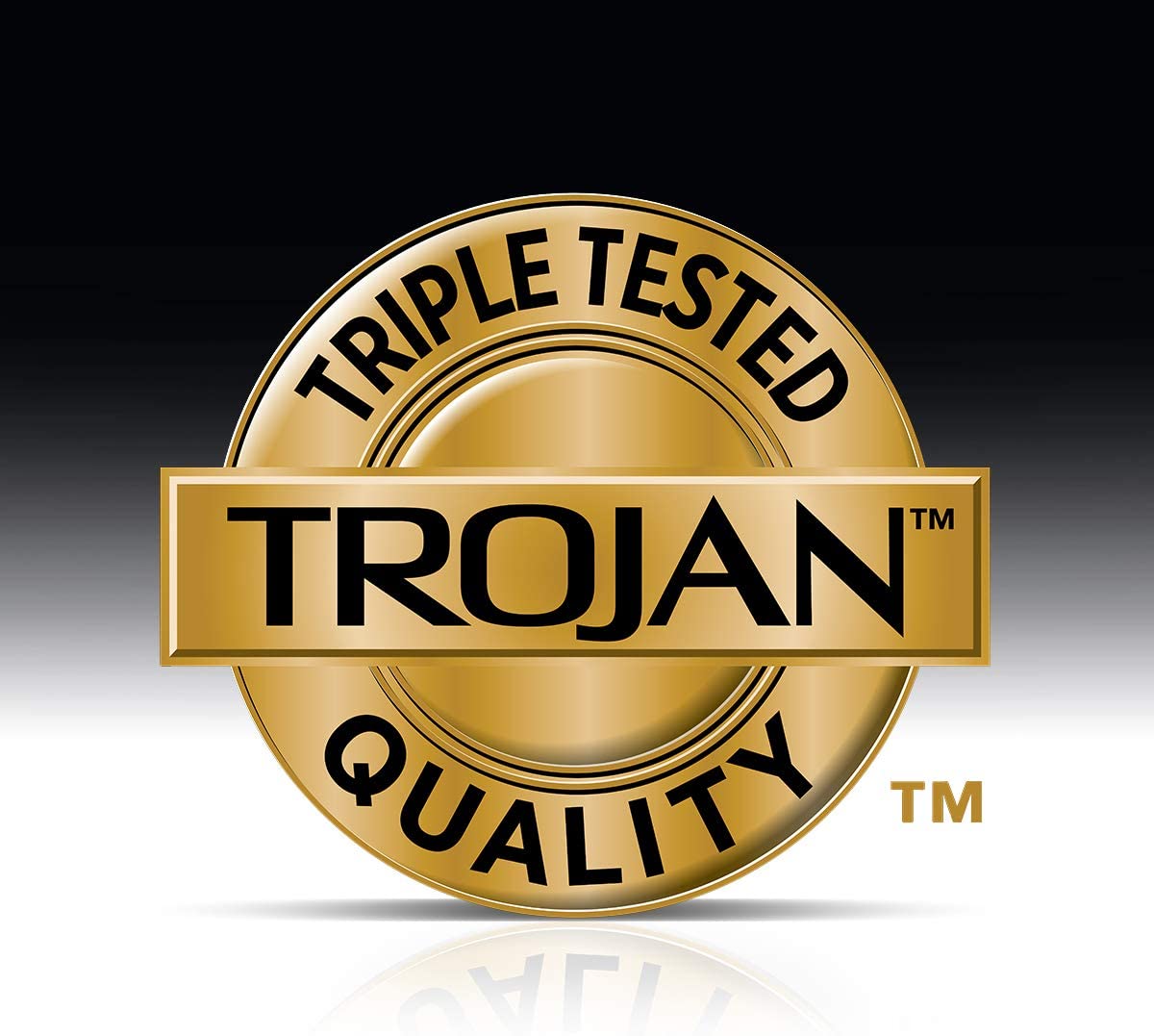 Trojan Her Pleasure Enhanced Stimulation For Her with Spermicidal Lubricant 12 counts