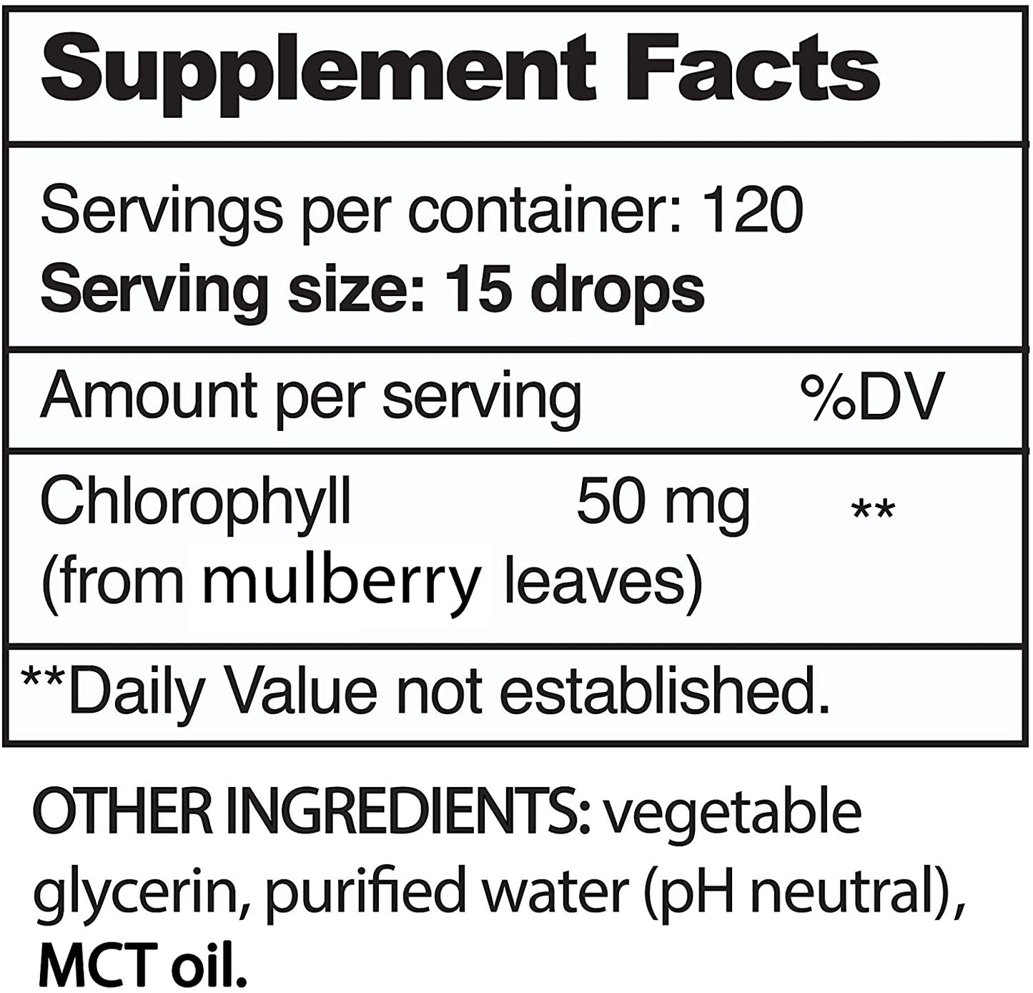 E2H EARTH TO HUMANS 100% All Natural Liquid Chlorophyll Drops, Energy, Digestion & Immune Booster, 120 Servings 59ml / 2 oz.