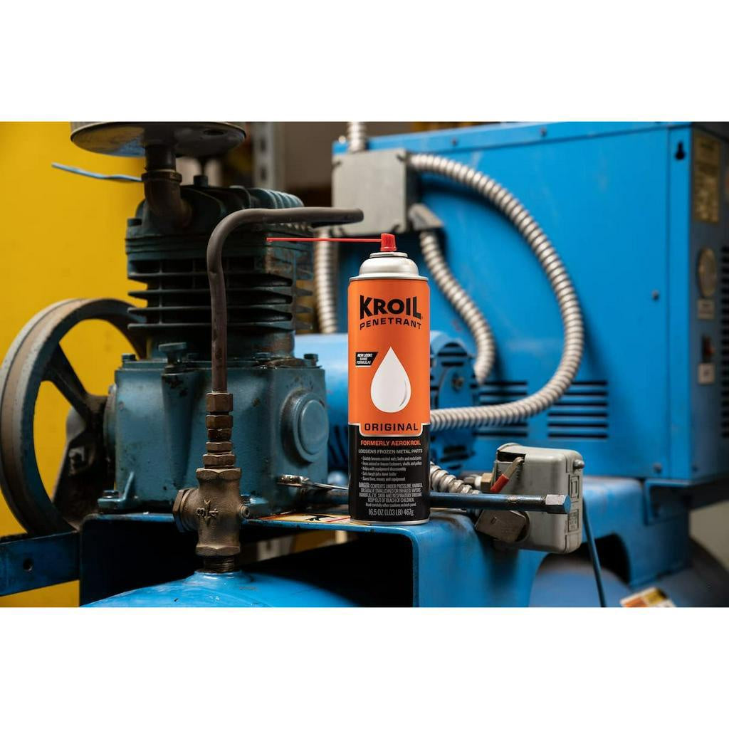 Kroil Original Penetrating Oil Aerosol Loosens Frozen Metal Parts - 16.5 oz.